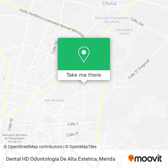 Mapa de Dental HD Odontología De Alta Estetica