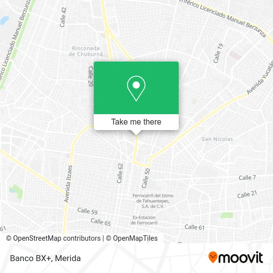Banco BX+ map