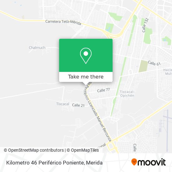 Mapa de Kilometro 46 Periférico Poniente