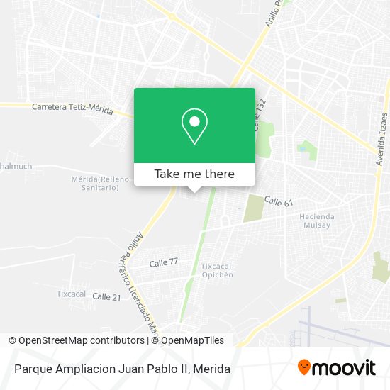 Parque Ampliacion Juan Pablo II map