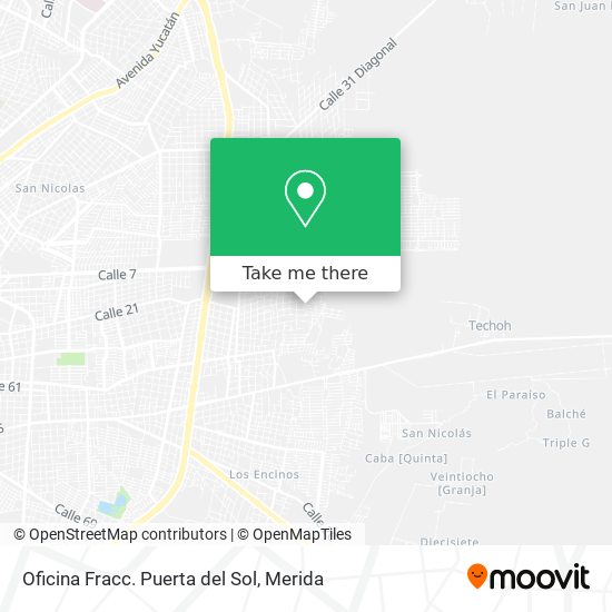 Oficina Fracc. Puerta del Sol map
