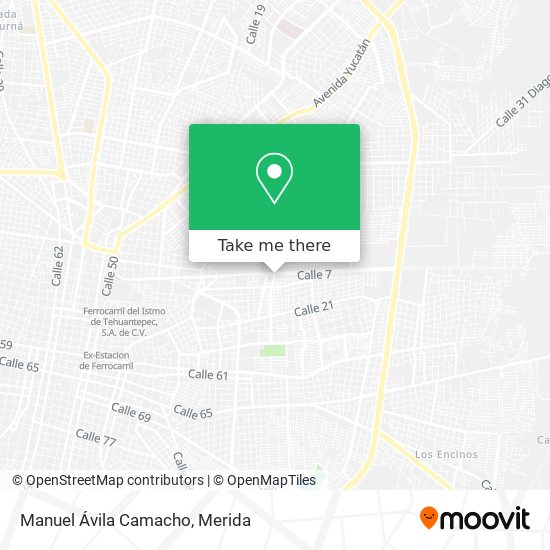 Manuel Ávila Camacho map