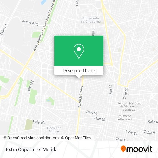 Mapa de Extra Coparmex