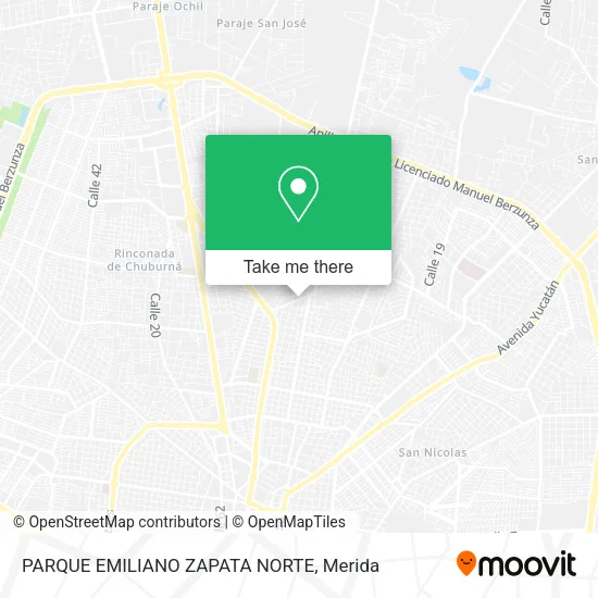 Mapa de PARQUE EMILIANO ZAPATA NORTE