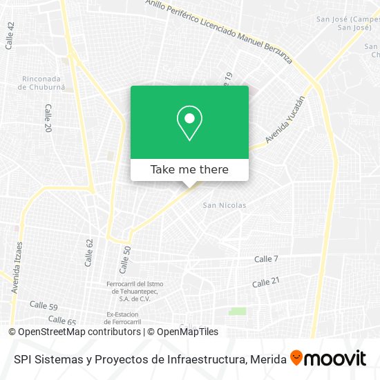 Mapa de SPI Sistemas y Proyectos de Infraestructura