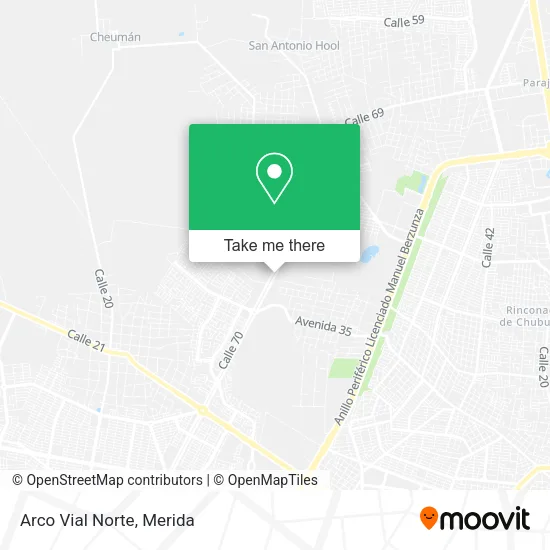 Mapa de Arco Vial Norte