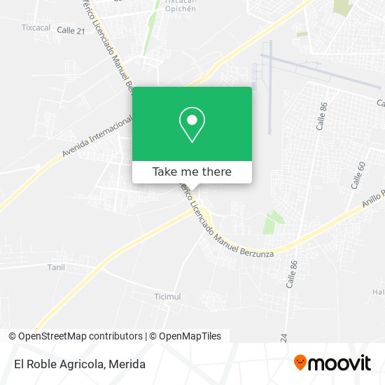 Mapa de El Roble Agricola
