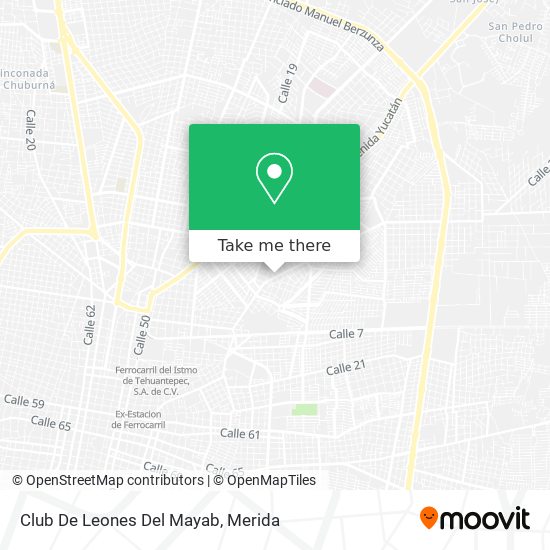 How to get to Club De Leones Del Mayab in Mérida by Bus?