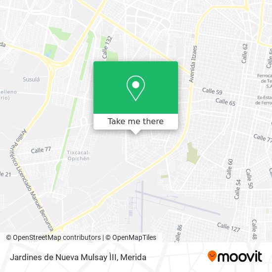 Jardines de Nueva Mulsay ÌII map