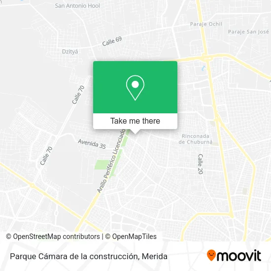 Mapa de Parque Cámara de la construcción
