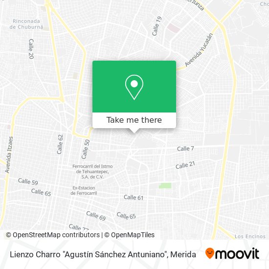 Lienzo Charro "Agustín Sánchez Antuniano" map