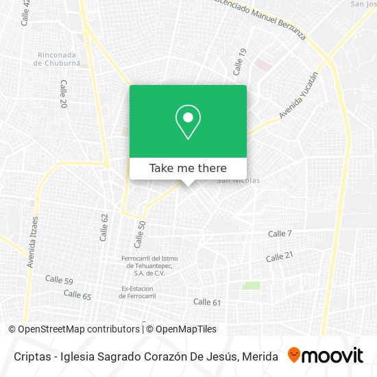 Criptas - Iglesia Sagrado Corazón De Jesús map