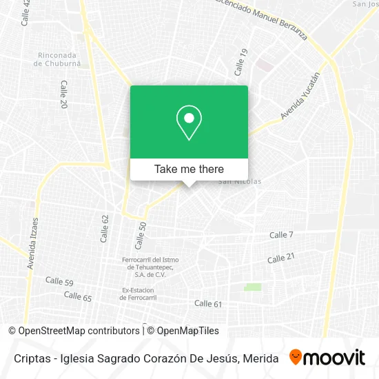 Mapa de Criptas - Iglesia Sagrado Corazón De Jesús