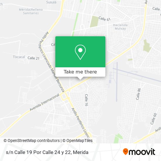 s/n Calle 19 Por Calle 24 y 22 map