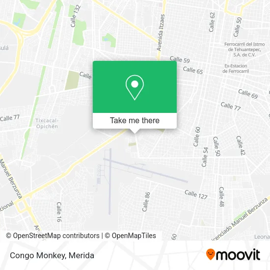Mapa de Congo Monkey