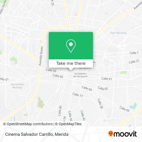 Mapa de Cinema Salvador Carrillo