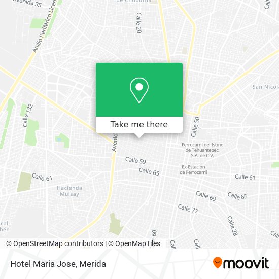 Hotel Maria Jose map