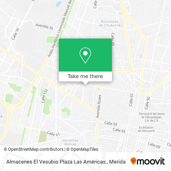 Mapa de Almacenes El Vesubio Plaza Las Américas.