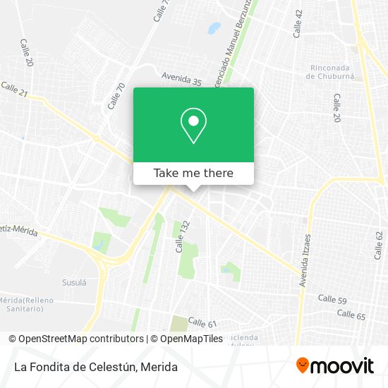 La Fondita de Celestún map