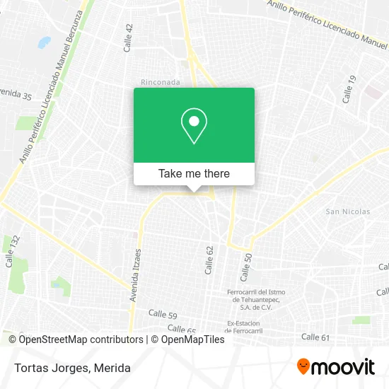 Tortas Jorges map