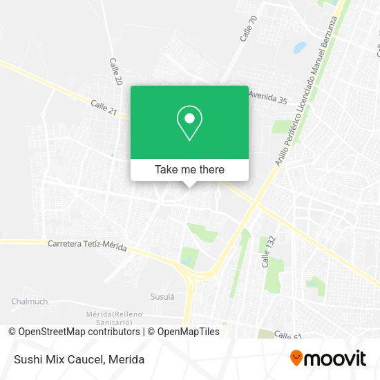 Mapa de Sushi Mix Caucel