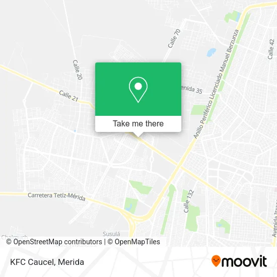 Mapa de KFC Caucel