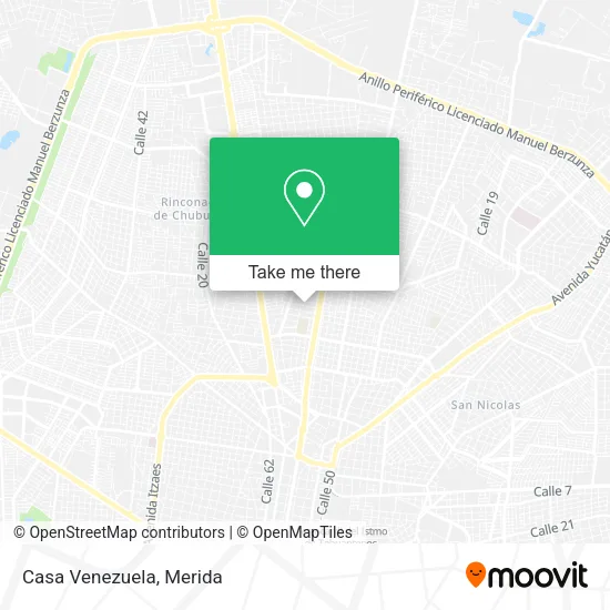 Casa Venezuela map
