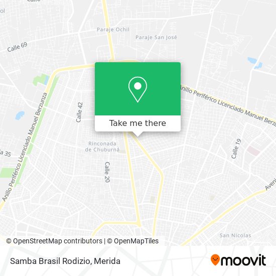 Mapa de Samba Brasil Rodizio