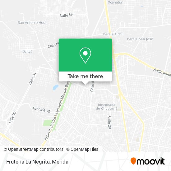 Frutería La Negrita map