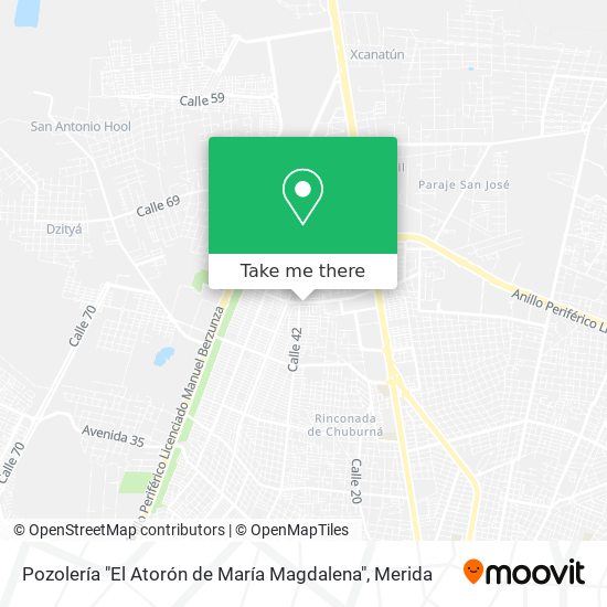 Mapa de Pozolería "El Atorón de María Magdalena"