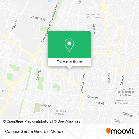 Colonia Garcia Gineres map