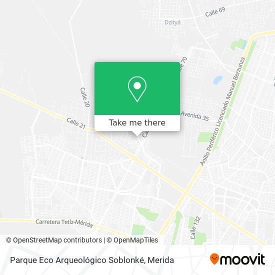 Parque Eco Arqueológico Soblonké map