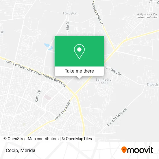 Mapa de Cecip