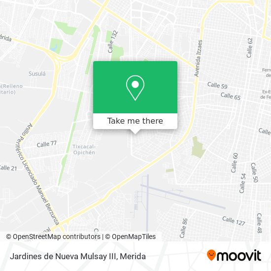 Jardines de Nueva Mulsay III map