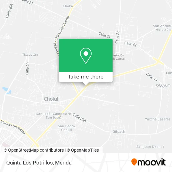 Mapa de Quinta Los Potrillos