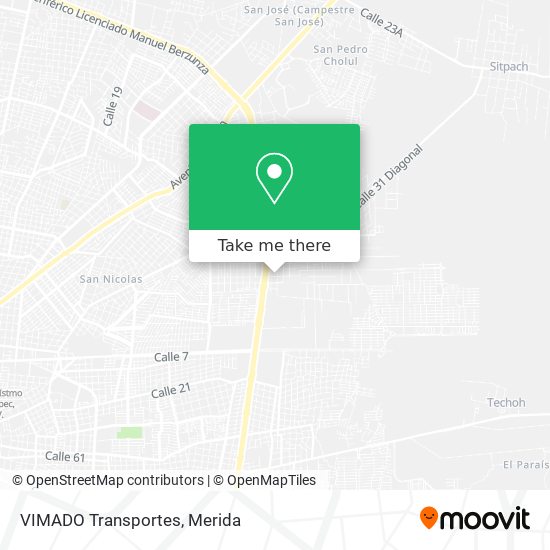 Mapa de VIMADO Transportes