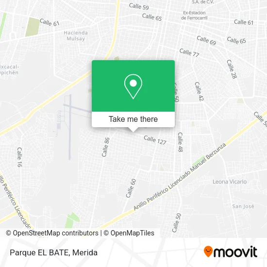 Parque EL BATE map