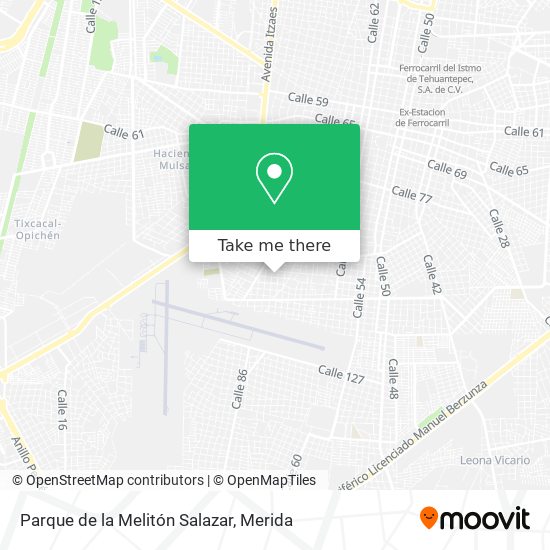 Mapa de Parque de la Melitón Salazar