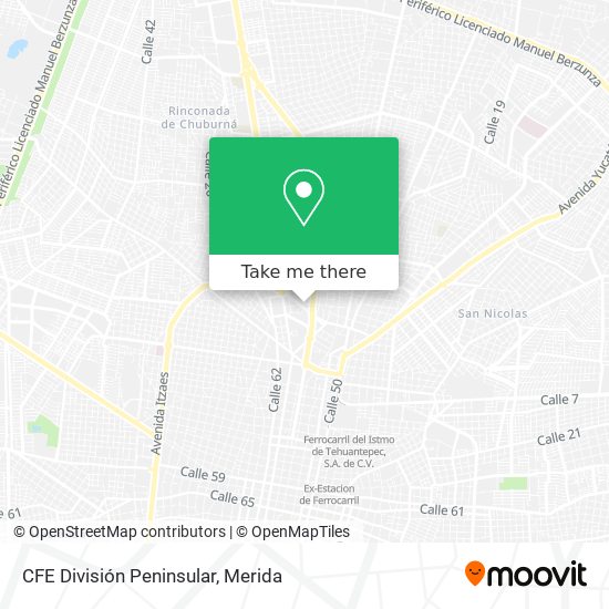 How to get to CFE División Peninsular in Mérida by Bus?