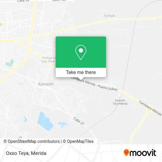 Oxxo Teya map
