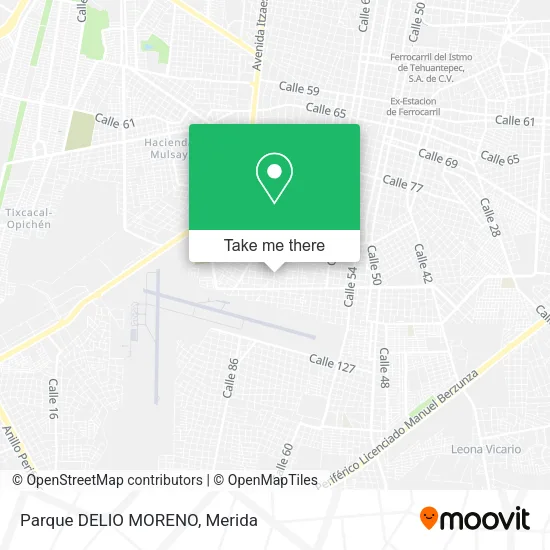 Parque DELIO MORENO map