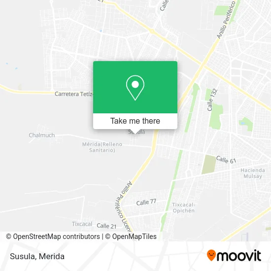 Mapa de Susula