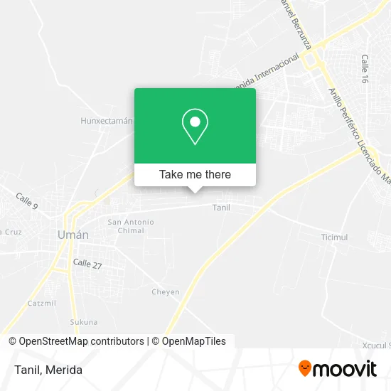 Mapa de Tanil