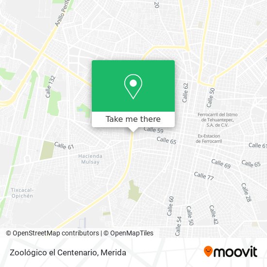 Zoológico el Centenario map