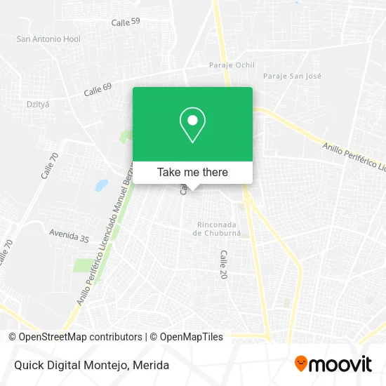 Mapa de Quick Digital Montejo