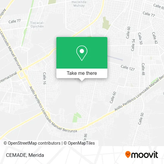 Mapa de CEMADE