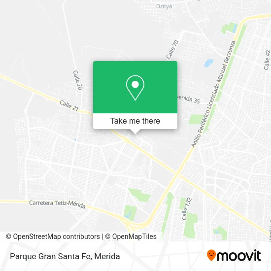 Mapa de Parque Gran Santa Fe