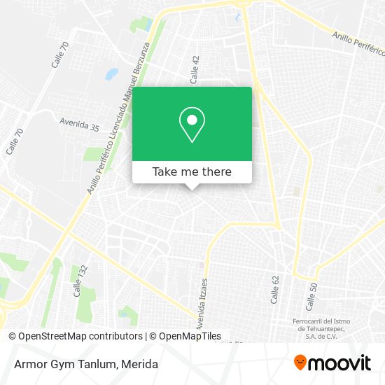 Mapa de Armor Gym Tanlum