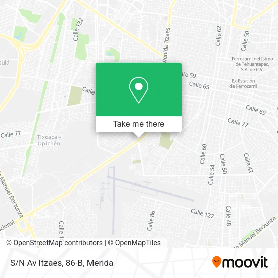 Mapa de S/N Av Itzaes, 86-B