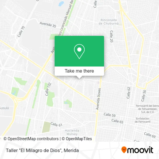 Mapa de Taller "El Milagro de Dios"